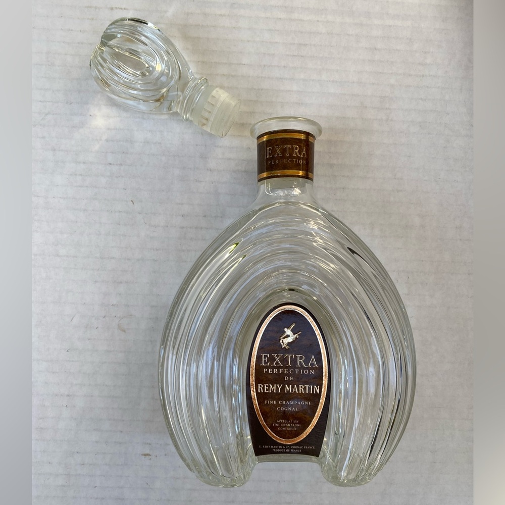 Remy Martin Extra Perfection Fine Champagne Cognac Empty Bottle 75L 750ml Rare